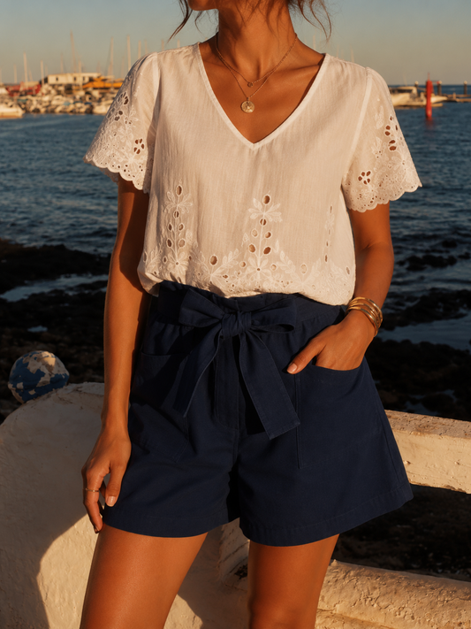 Tiziano Navy Shorts