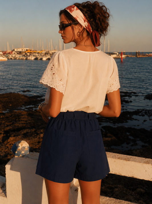Tiziano Navy Shorts