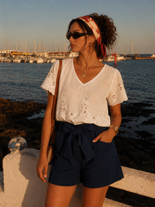 Tiziano Navy Shorts