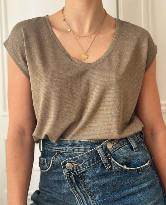 Milo Greige T-shirt