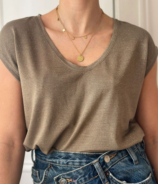Milo Greige T-shirt