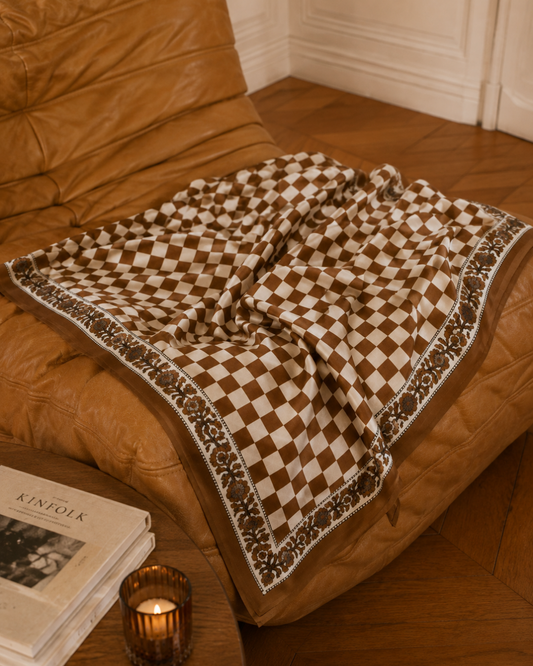 Large Ecru Calypso Scarf