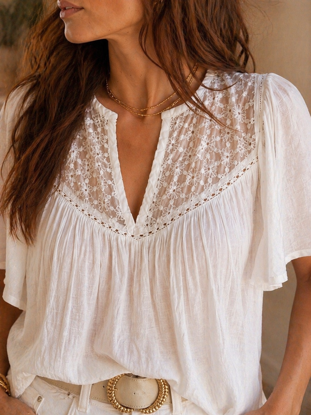 Blouse Serena Ecru Les Piplettes 
