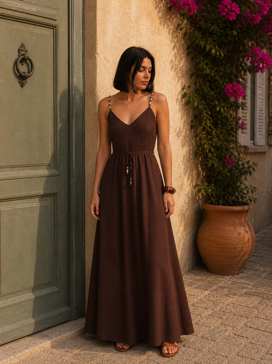 Robe Talia Chocolat
