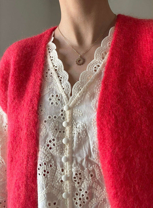 Gilet Luna Rouge à Lèvre