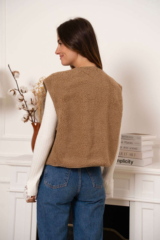 Gilet Mila Camel