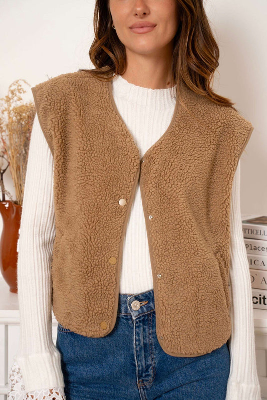 Gilet Mila Camel