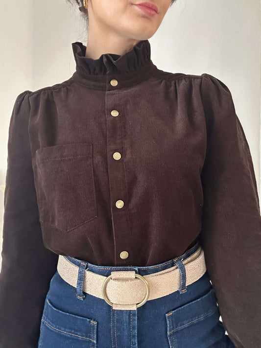 Chemise Gaspard Chocolat