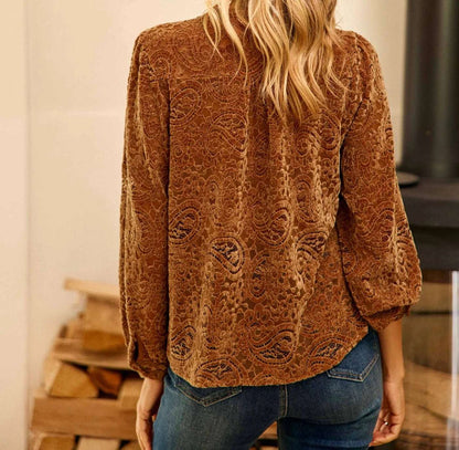 Blouse Apolline Camel