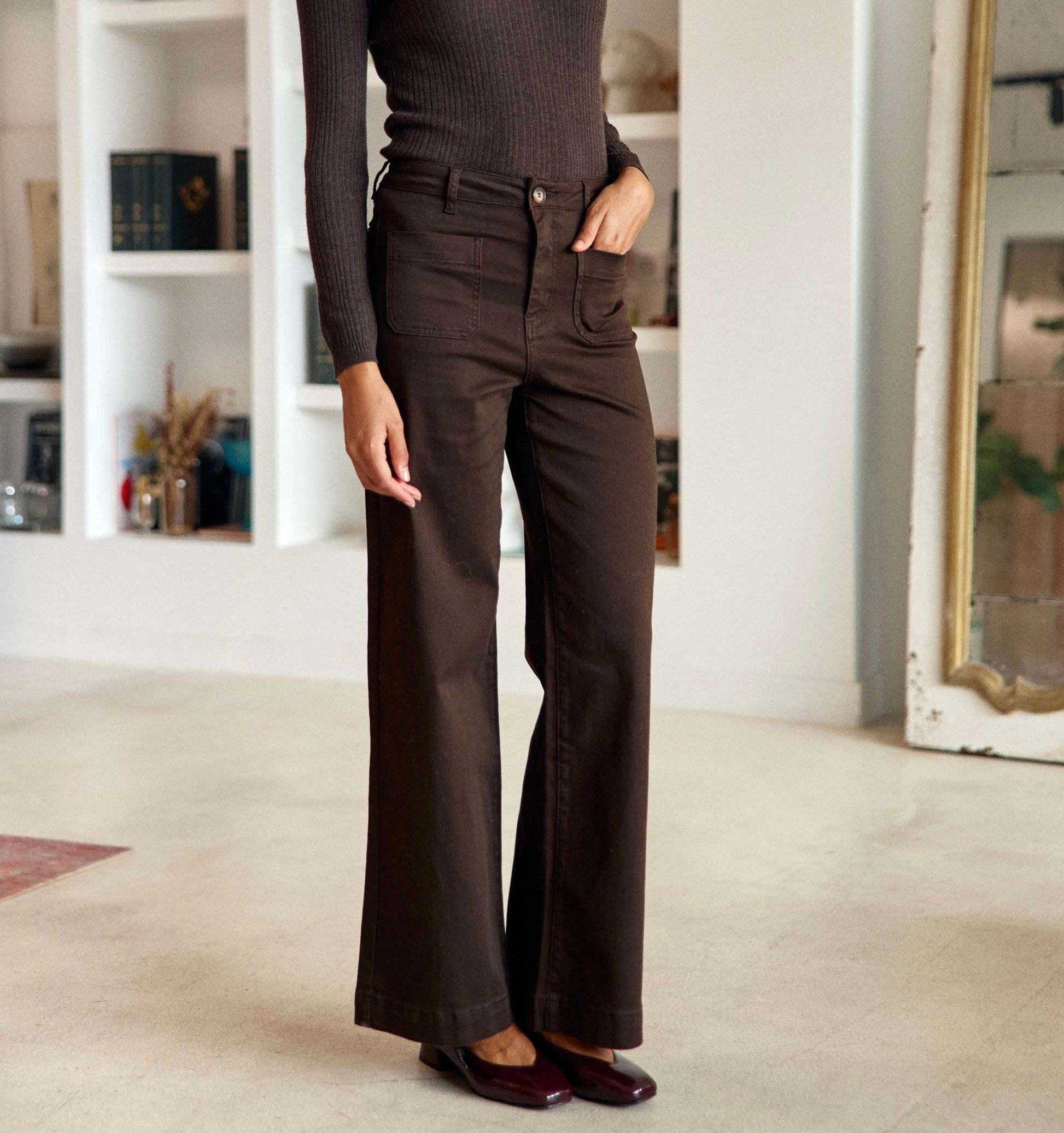 Pantalon Leia Marron
