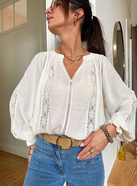Blouse Anita Ivoire