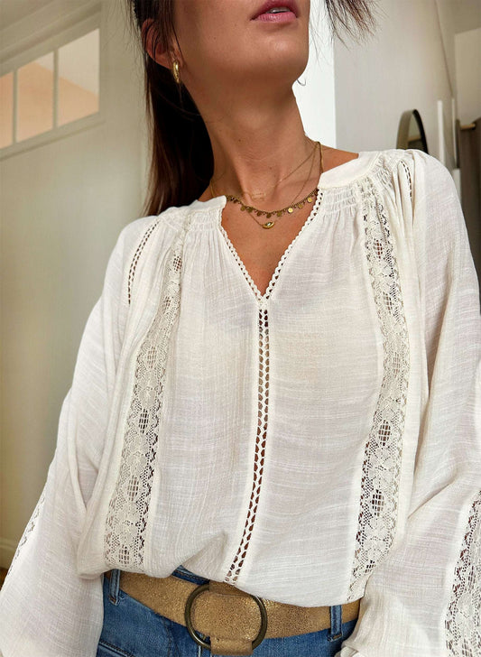 Blouse Anita Ivoire