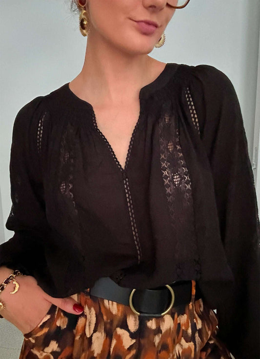Blouse Anita Noire