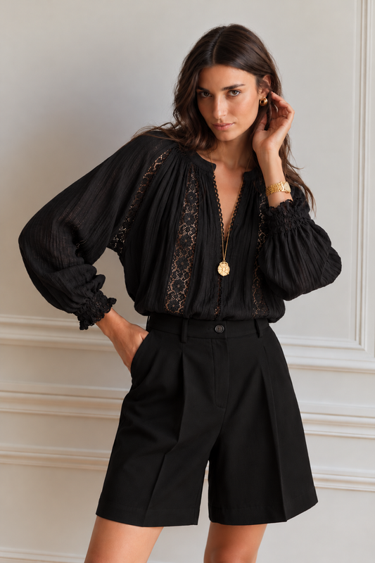 Blouse Anita Noire