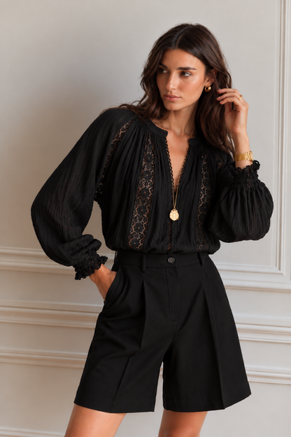 Blouse Anita Noire