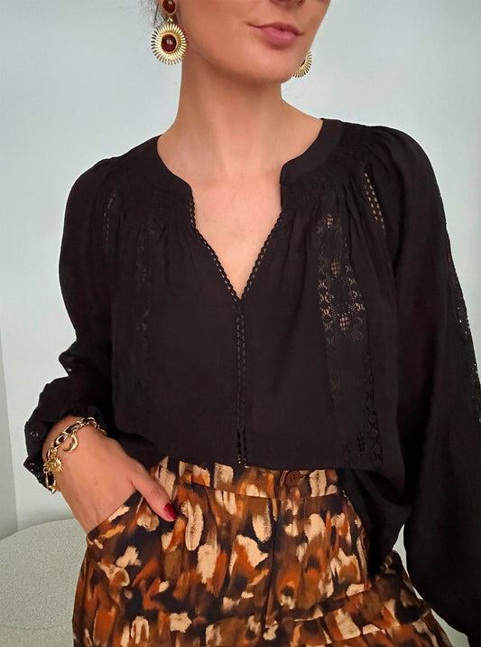 Blouse Anita Noire