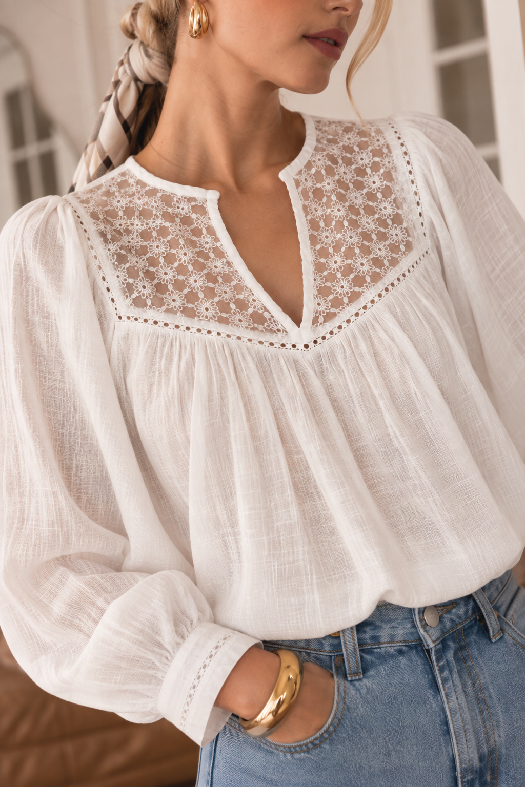 Blouse Carola Écru