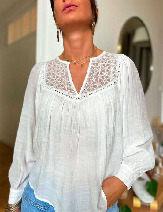 Blouse Carola Ecru