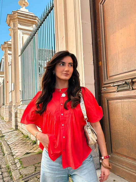 Blouse Clarysse Corail