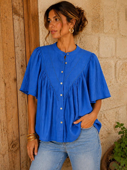 Blouse Clarysse Bleu