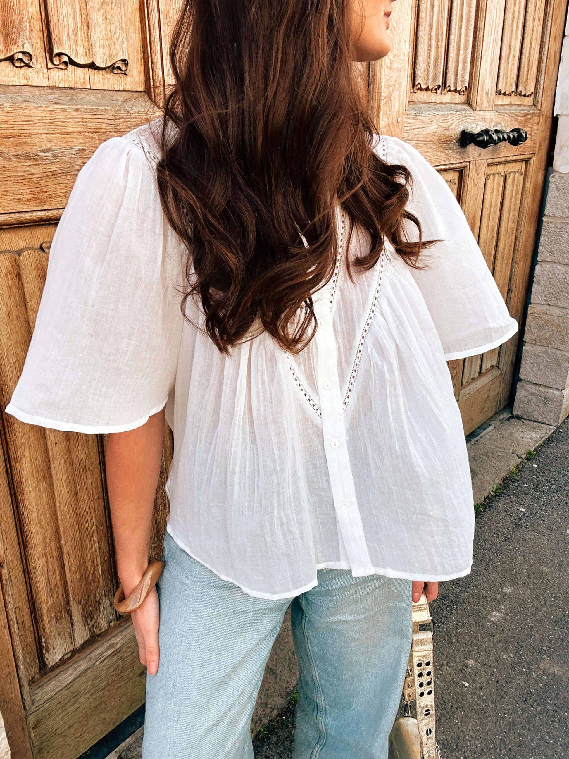 Clarysse Ecru Blouse