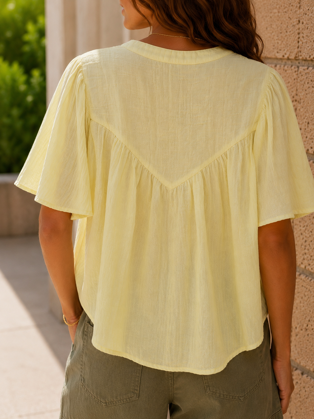Blouse Clarysse Jaune Les Piplettes 