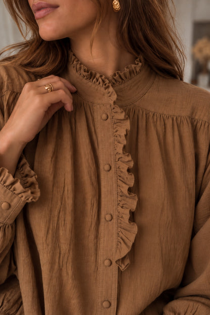 Blouse Elaia Camel