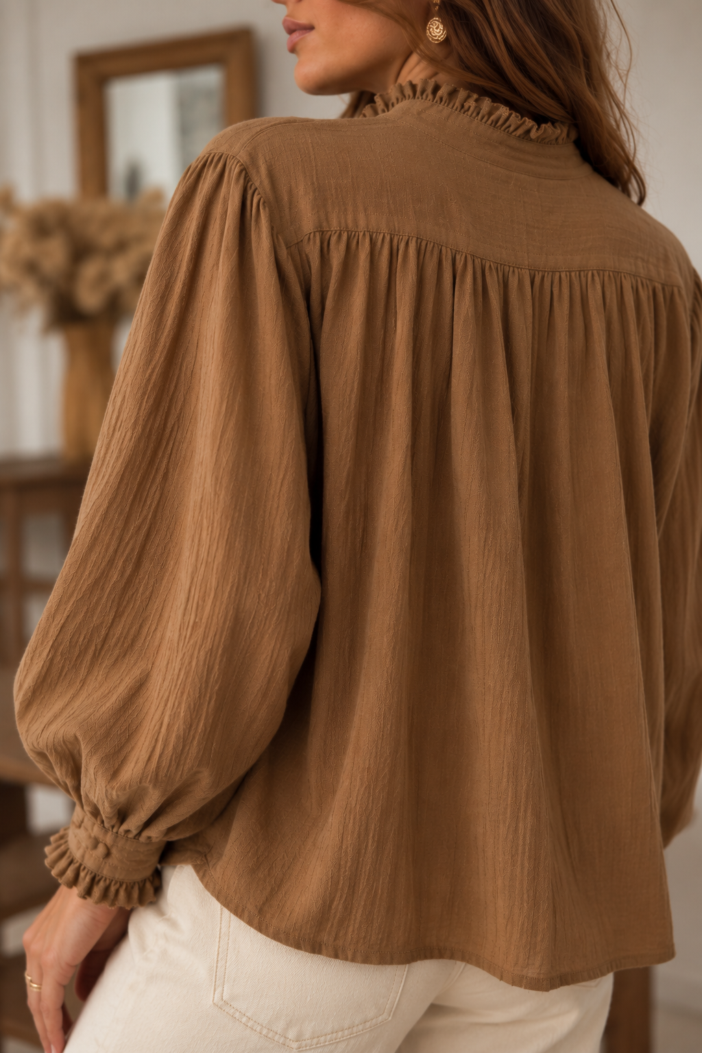 Blouse Elaia Camel