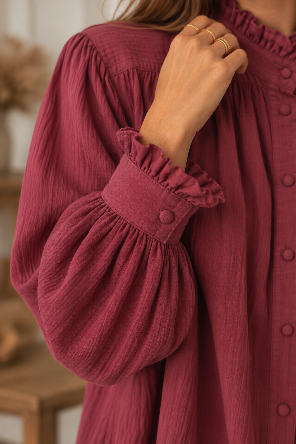 Blouse Elaia Framboise