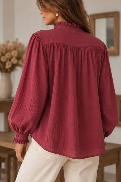 Blouse Elaia Framboise