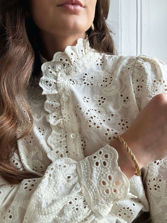Blouse Éléonore Ivoire