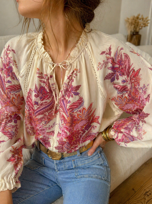 Blouse Fiora floral les piplettes 