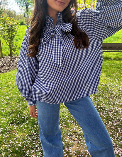 Vichy Jeanne Blouse