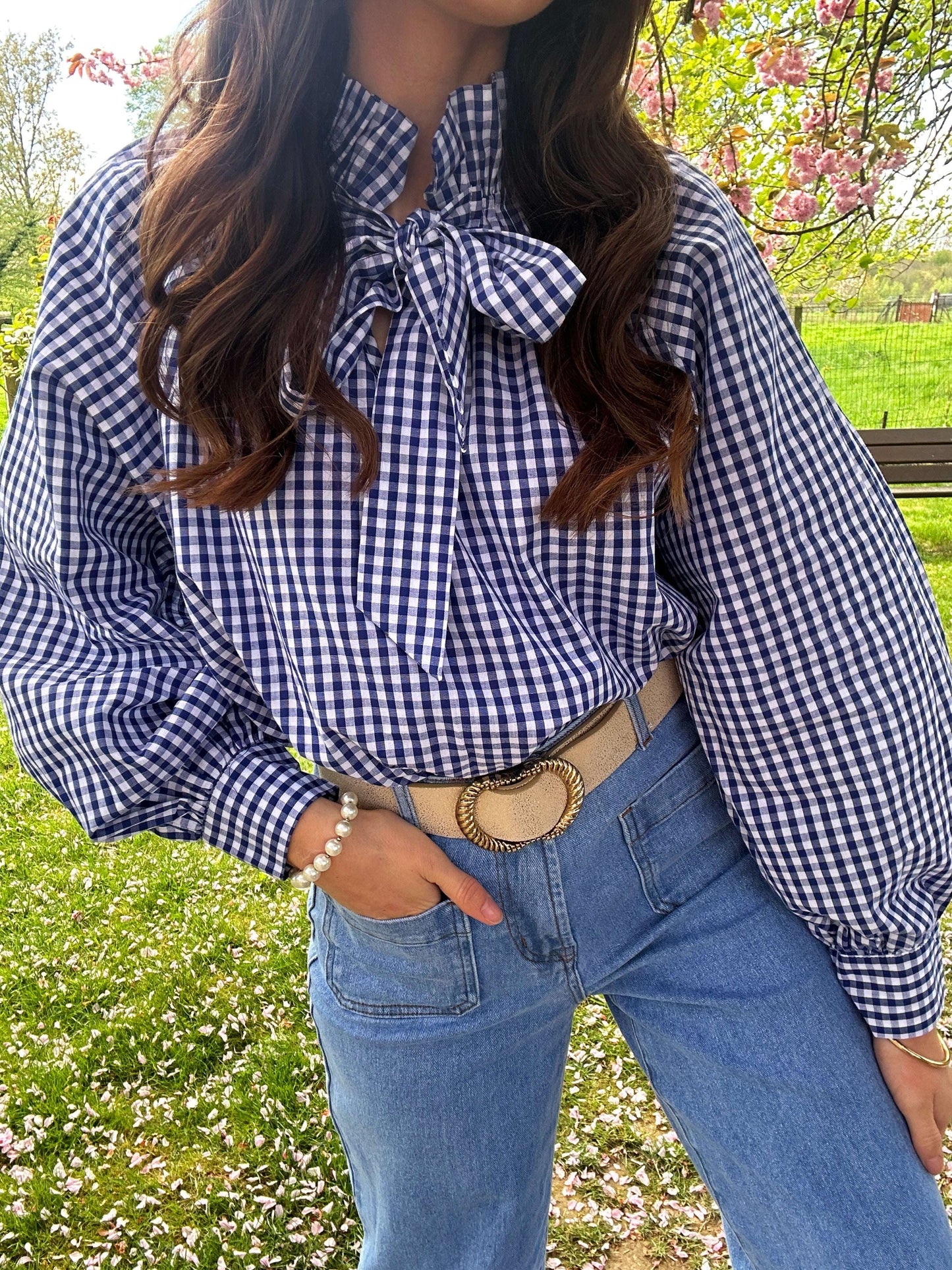Vichy Jeanne Blouse