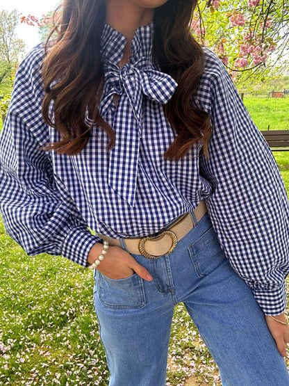 Vichy Jeanne Blouse