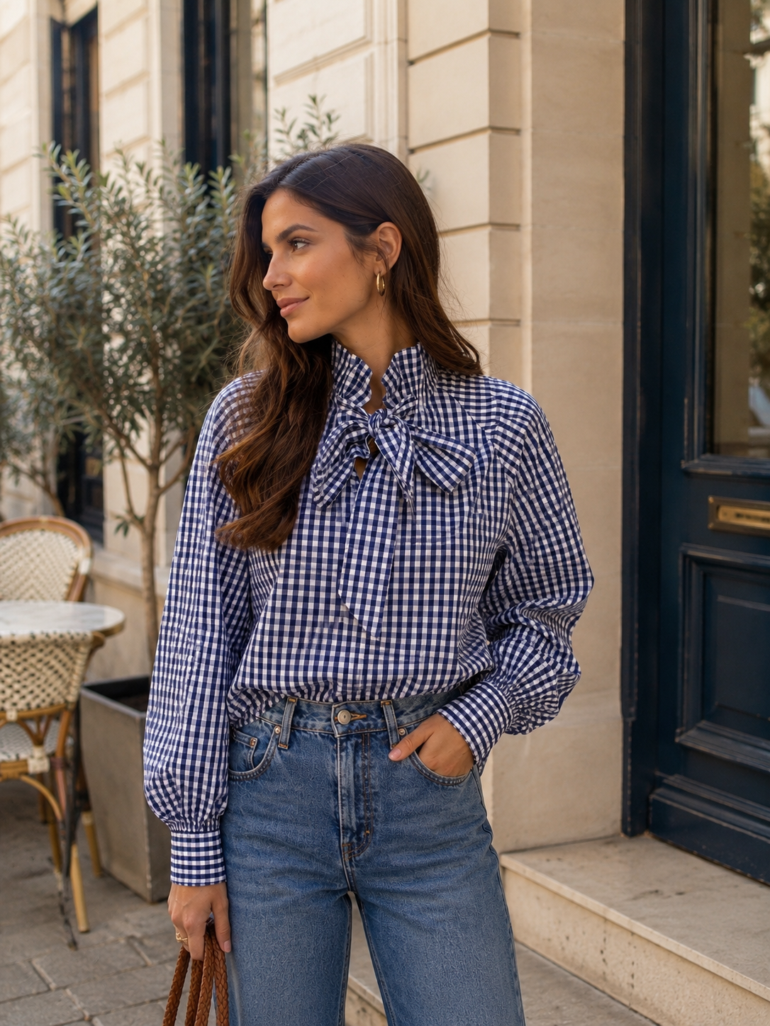 Vichy Jeanne Blouse by Les Piplettes