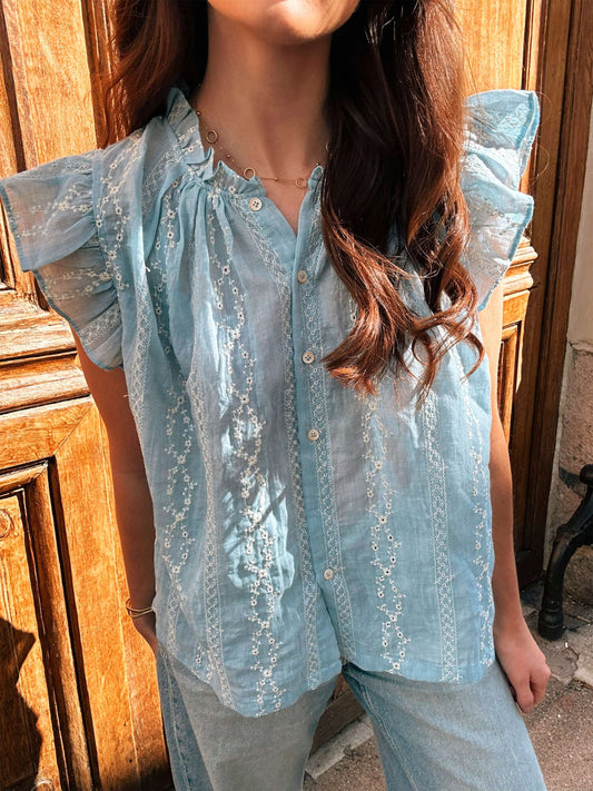 Blouse Lily Bleu Ciel