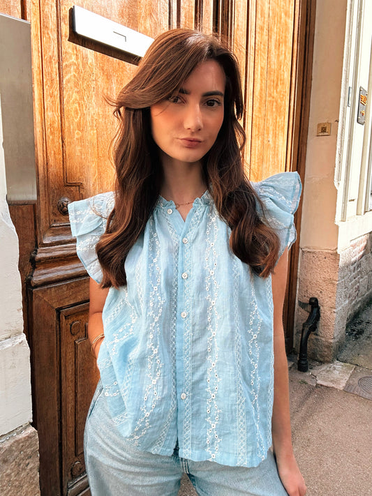 Blouse Lily Bleu Ciel