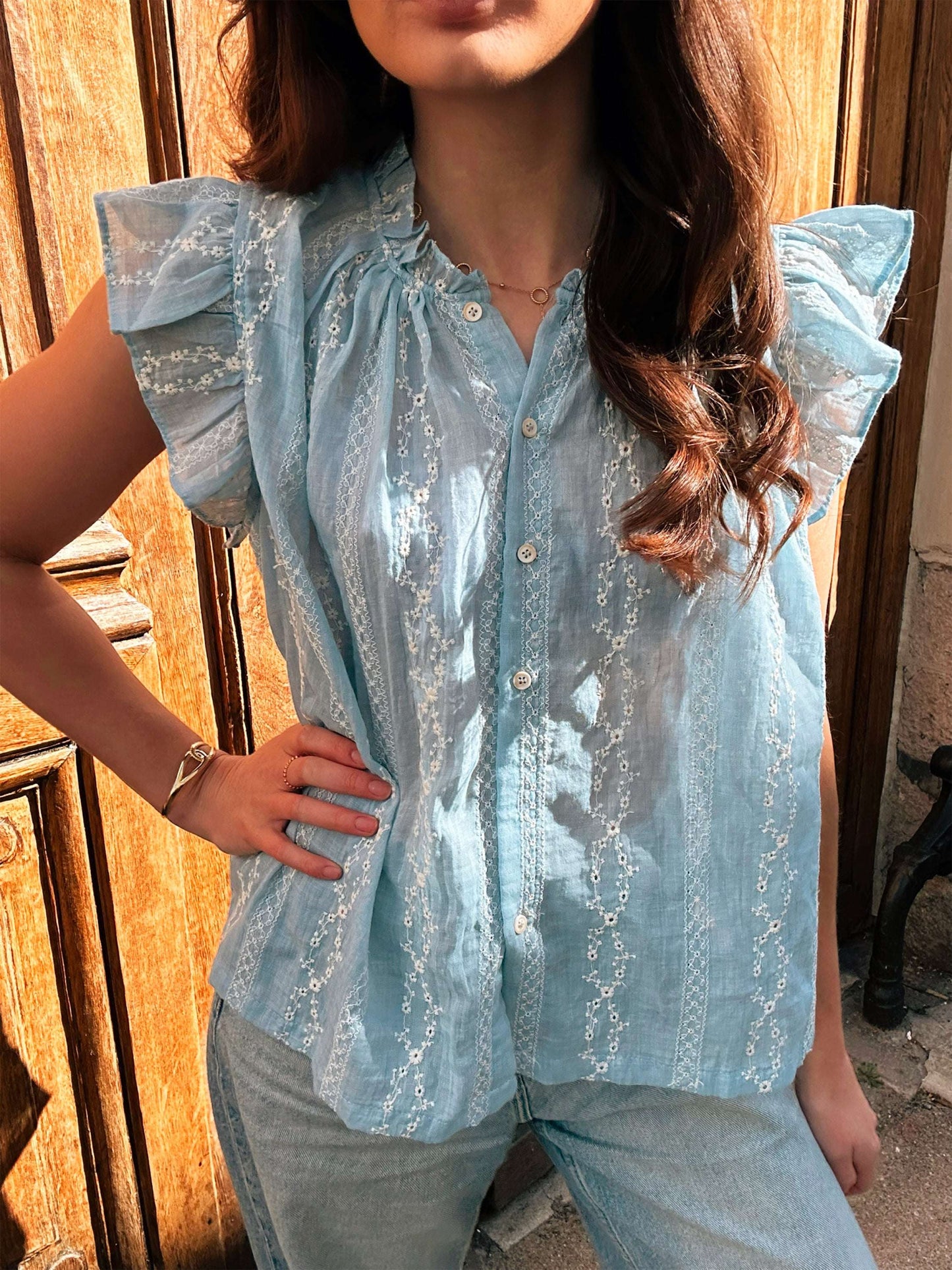 Blouse Lily Bleu Ciel