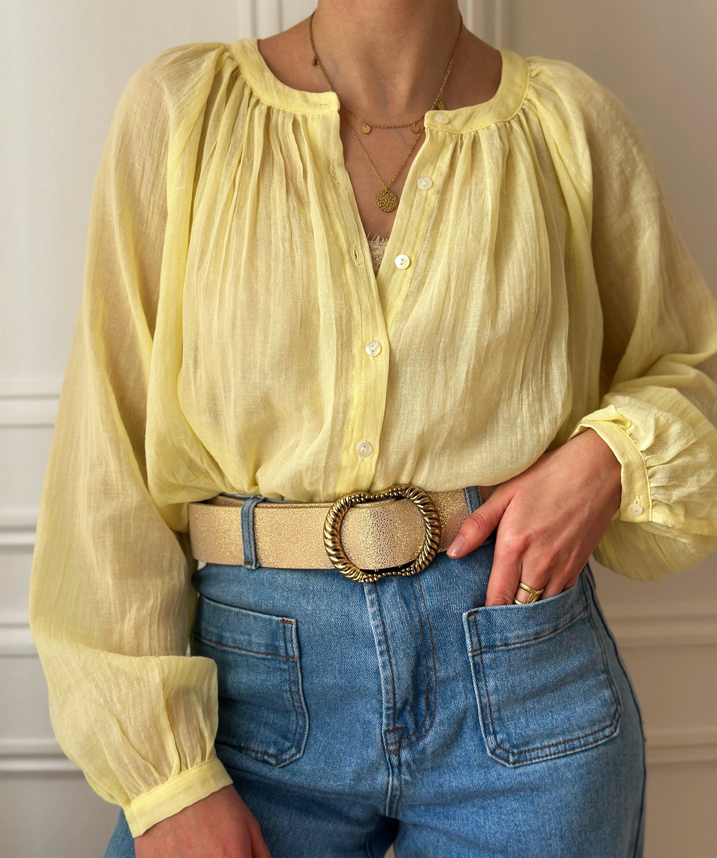 Blouse Lucile Jaune