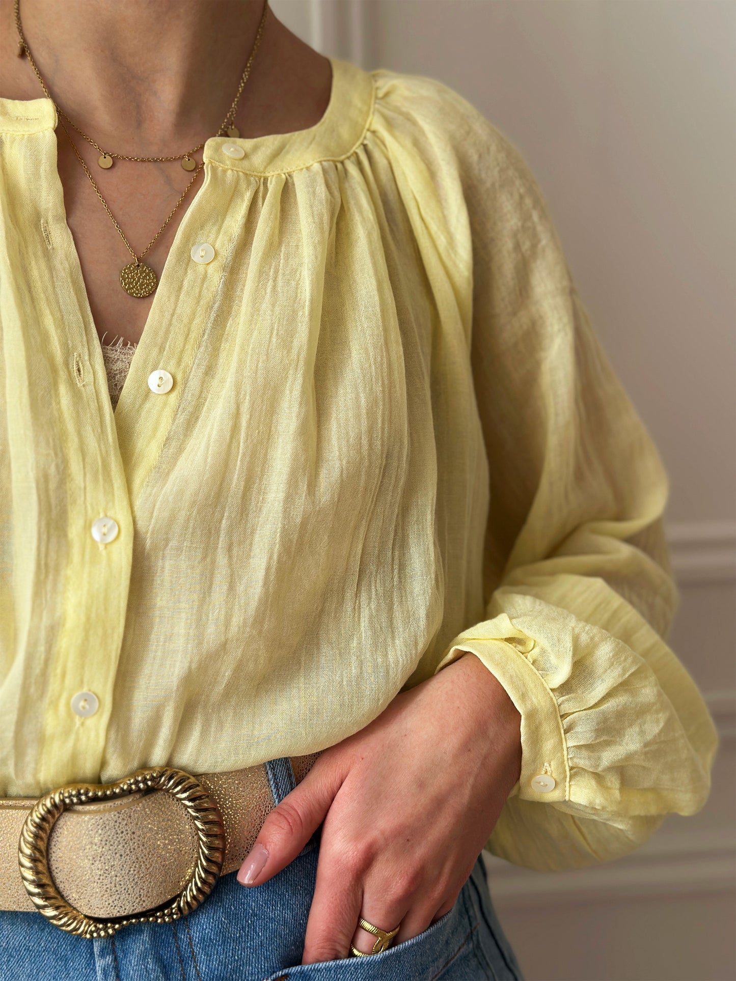 Blouse Lucile Jaune