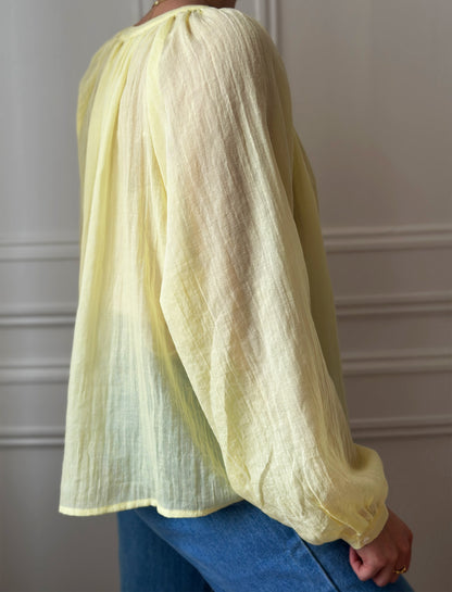 Blouse Lucile Jaune