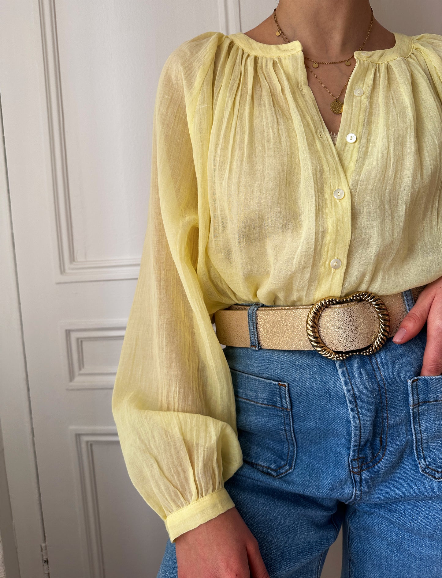 Blouse Lucile Jaune