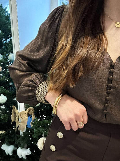 Blouse Mira Marron