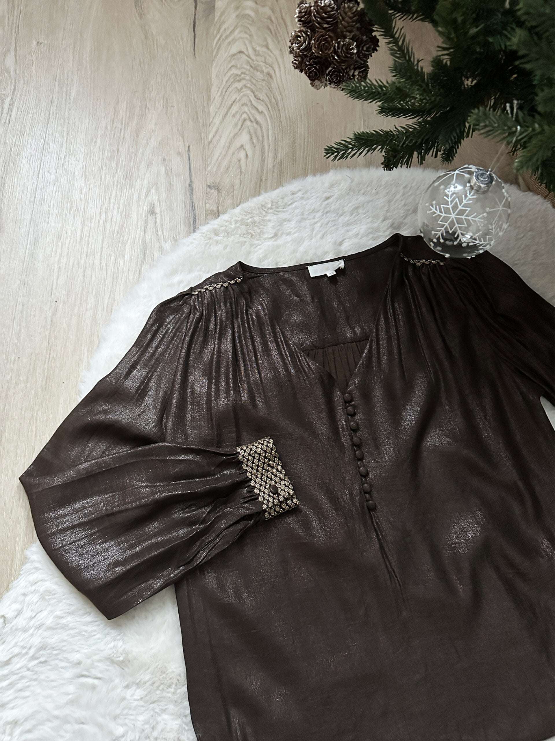 Blouse Mira Marron
