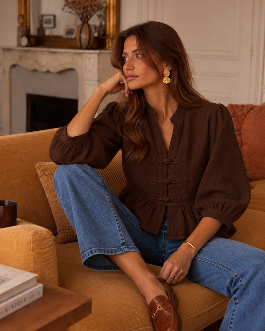 Nami Brown Blouse 