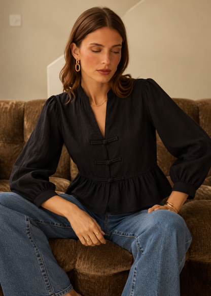 Blouse Nami Noir