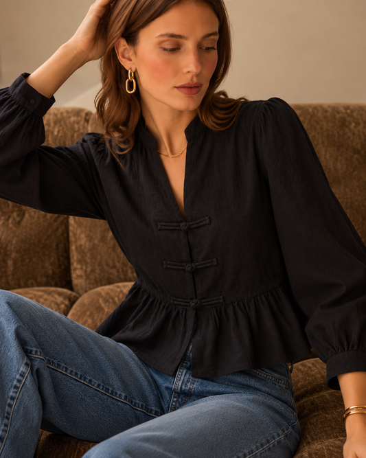 Blouse Nami Noir
