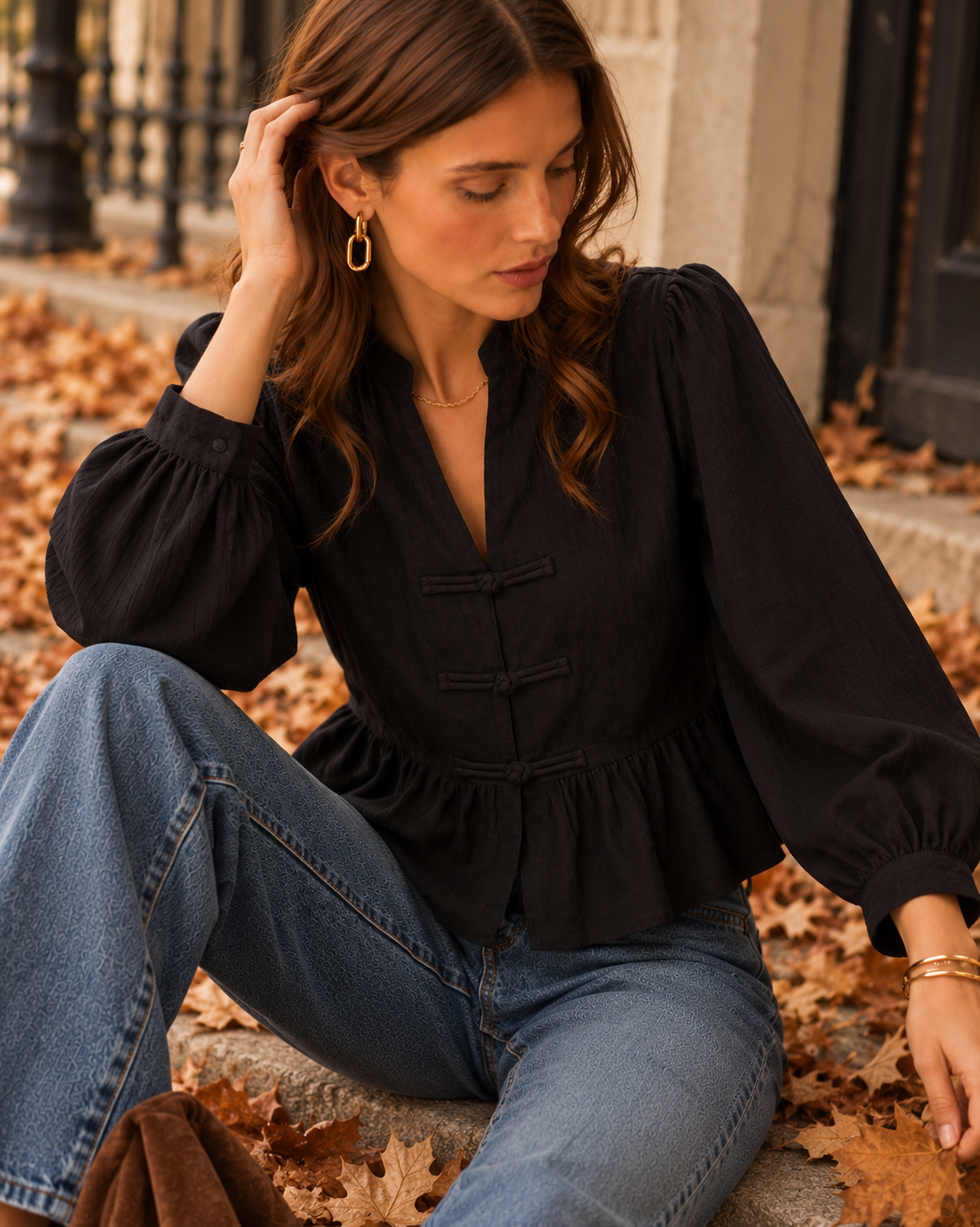 Blouse Nami Noir