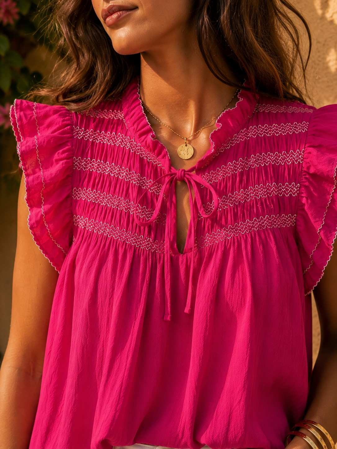 Blouse Noémie Fuchsia